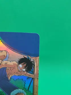 BANDAI One Piece Hyper Battle C398 LUFFY CARD VINTAGE TCG (2001 Japan) - Image 3