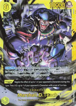 ONE PIECE Marshall.D.Teach (119) #OP16-119 Foil The Time of Battle NM SEC - Image 1