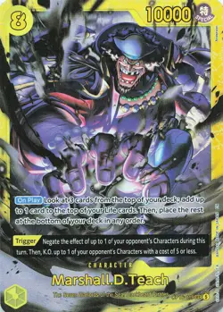 ONE PIECE Marshall.D.Teach (119) #OP16-119 Foil The Time of Battle NM SEC - Image 3