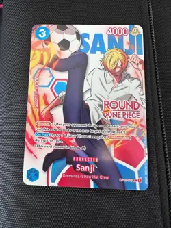 Round 1 Sanji English One Piece Promo OP15-047 - Image 1