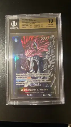 St. Ethanbaron V. Nusjuro (Alternate Art) OP13-080 Carrying On His Will BGS 10 - Image 1