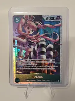 One Piece Azure Sea’s Seven-#OP14-033- Perona- (SR) Excellent Condition - Image 1