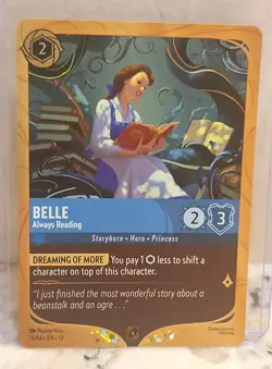 Belle Always Reading Promo League 13/P4 - Disney Lorcana Attack Of The Vine FOIL - Image 1