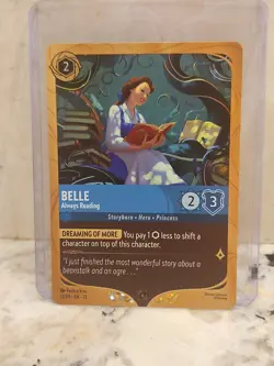 Belle Always Reading Promo League 13/P4 - Disney Lorcana Attack Of The Vine FOIL - Image 2