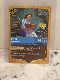 Belle Always Reading Promo League 13/P4 - Disney Lorcana Attack Of The Vine FOIL - Image 4