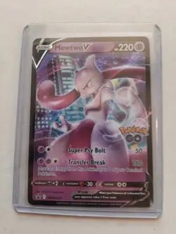 Mewtwo V SWSH223 Black Star Promo NM - Pokemon Go | Pokemon TCG - Image 1