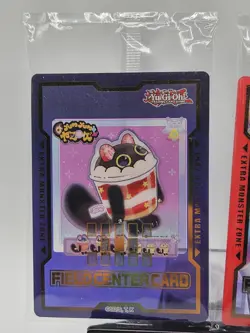 Yu-Gi-Oh! Field Center Card Lot 2 Foil Cat Popcorn & Monster Artwork Konami - Image 3