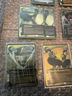 Naruto TCG CCG Rock Lee And Gai 11 Card Lot 8 Gold Foils 3 RARES Nm English Lot - Image 2
