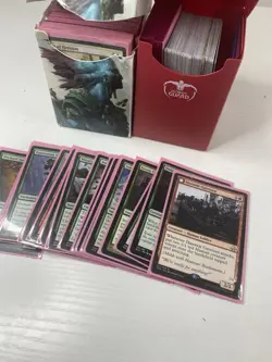 Magic: The Gathering Card Lot w/ Deck Box + Sleeves - Image 3