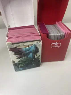 Magic: The Gathering Card Lot w/ Deck Box + Sleeves - Image 4