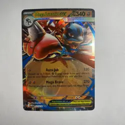 Mega Lucario EX 77/132 Ultra Rare Holo Mega Evolutions TCG Pokemon Card - Image 1