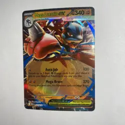 Mega Lucario EX 77/132 Ultra Rare Holo Mega Evolutions TCG Pokemon Card - Image 2