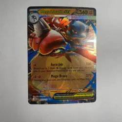 Mega Lucario EX 77/132 Ultra Rare Holo Mega Evolutions TCG Pokemon Card - Image 3