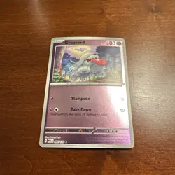 Greavard 065/132 Mega Evolution Reverse Holo Pokemon TCG Card - Image 1