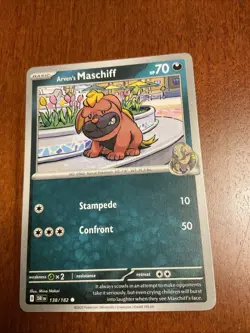 Arven’s Maschiff 138/182 Destined Rivals Regular Pokemon TCG Card - Image 1