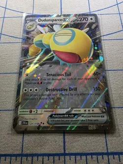 Dudunsparce ex Journey Together 121/159 Pokemon Trading Card Game - Image 2