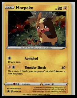 SWSH: Sword & Shield Promo Cards #SWSH116 Morpeko - Image 1