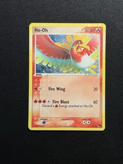 Ho-Oh 1/17 Pokemon Pop Series 5 Holo Rare TCG HP HOLO BLEED - Image 1