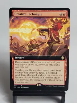 Magic The Gathering - Commander 2021 - Creative Technique - Extended Art - Image 1