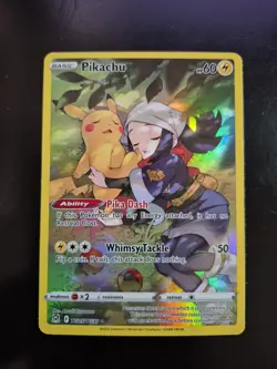 Pokemon TCG Pikachu TG05/TG30 Lost Origin Trainer Gallery NM Holo Card - Image 1