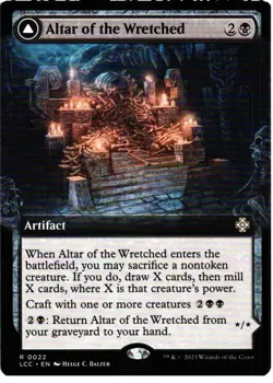 Altar of the Wretched (Extended Art) 22 Commander: Lost Caverns of Ixalan MTG NM - Image 1