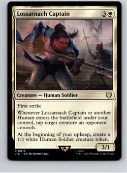 Magic the Gathering Lossarnach Captain Commander: The Lord of the Rings MTG - Image 1