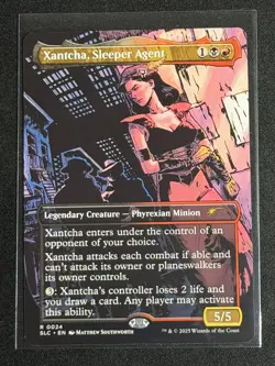 MTG Secret Lair Encyclopedia of Magic the Gathering Xantcha Sleeper Agent RARE 2 - Image 1