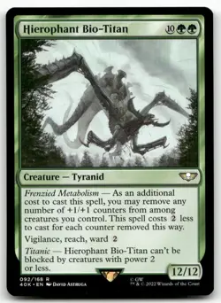 Hierophant Bio-Titan 92 MTG Universes Beyond: Warhammer 40,000 R NM - Image 1