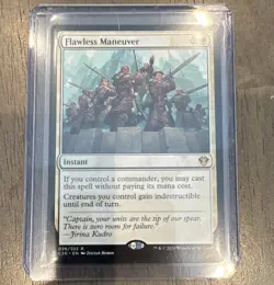 Wizards of the Coast Flawless Maneuver Commander 2020 Rare Regular EN 026/322 - Image 1