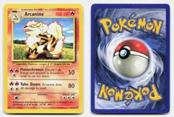 Arcanine 23/102 Uncommon Base Set Unlimited Pokemon LP - Image 3