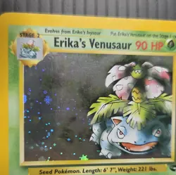 Pokemon TCG Erika's Venusaur Gym Challenge 4 Holo Unlimited Rare NM/LP Condition - Image 5