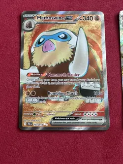 Mamoswine EX bundle x 2 Full Art Illustration Rare Holo Pokemon Journey Together - Image 2