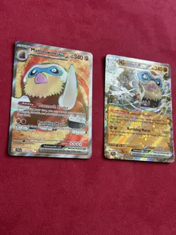 Mamoswine EX bundle x 2 Full Art Illustration Rare Holo Pokemon Journey Together - Image 5