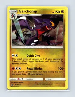 Garchomp 99/156 Rare Ultra Prism Pokemon Lightly Played - Image 1