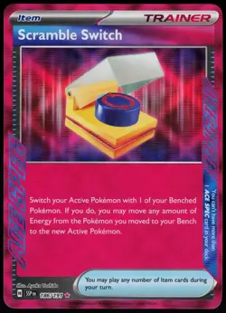 Scramble Switch 186/191 ACE SPEC Rare Surging Sparks Pokemon Holo Near Mint - Image 1