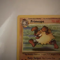Pokemon TCG Primeape Jungle 43/64 Regular 1999 - Image 2