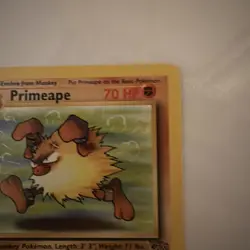 Pokemon TCG Primeape Jungle 43/64 Regular 1999 - Image 3