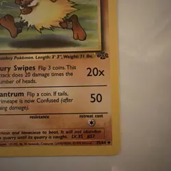 Pokemon TCG Primeape Jungle 43/64 Regular 1999 - Image 4