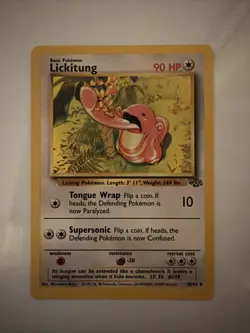 Pokemon Lickitung 38/64 Jungle Unlimited Basic 90 HP Uncommon Regular WOTC 1999 - Image 1