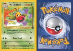 WEEPINBELL 48/64 UNCOMMON JUNGLE POKEMON 1ST EDITION NEAR MINT - Image 3