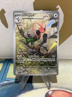 Unfezant 150/086 Pokemon Black Bolt Illustration Rare NM - Image 1