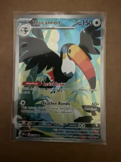 Pokemon TCG Toucannon 094/084 Pitch Black Illustration Rare Holo Full Art NM - Image 1