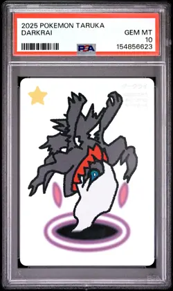 2025 POKEMON TARUKA DARKRAI PSA 10 - Image 1