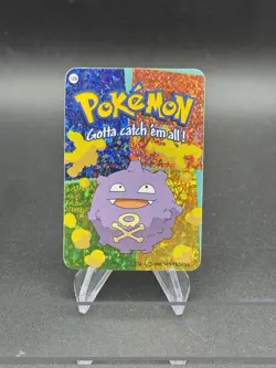 Koffing Holo Pokemon Vintage 2000 Vending Prism Sticker Nintendo Rare - Image 1