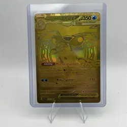 Pokemon TCG Gold Mega Greninja ex 122/086 Secret Rare Chaos Rising - Image 1