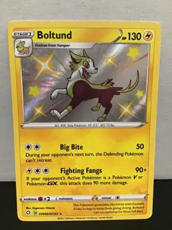 Boltund SV040/SV122 Pokemon Shining Fates Shiny Holo Rare - Image 1