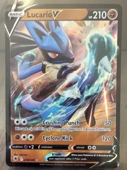 Pokemon TCG Lucario V 078/189 Astral Radiance Holo Ultra Rare HP 210 ENG - Image 1