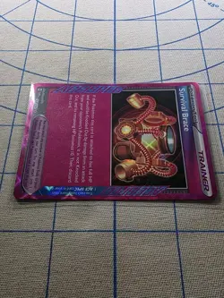 Pokemon TCG Survival Brace 164/167 Twilight Masquerade Ace Spec Trainer - Image 3