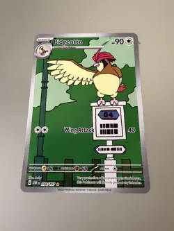 Pidgeotto 208/197 – Illustration Rare – SV03 Obsidian Flames – Pokemon TCG – NM - Image 1