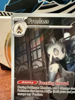 Froslass 174/167 Illustration Rare Twilight Masquerade Pokemon Holo NM - Image 2